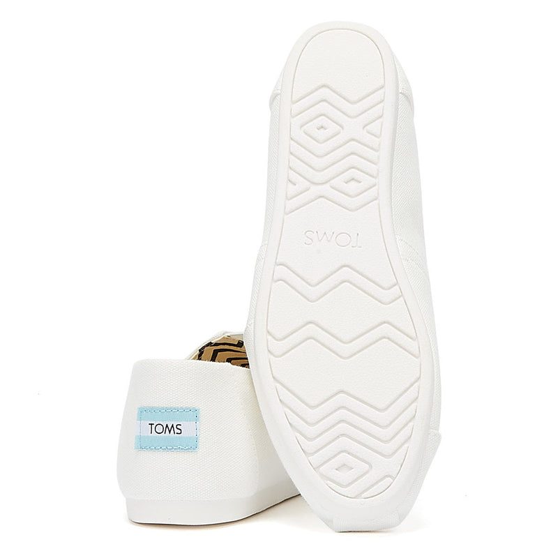 TOMS Alpargata in tela di cotone Uomo Espadrillas bianche