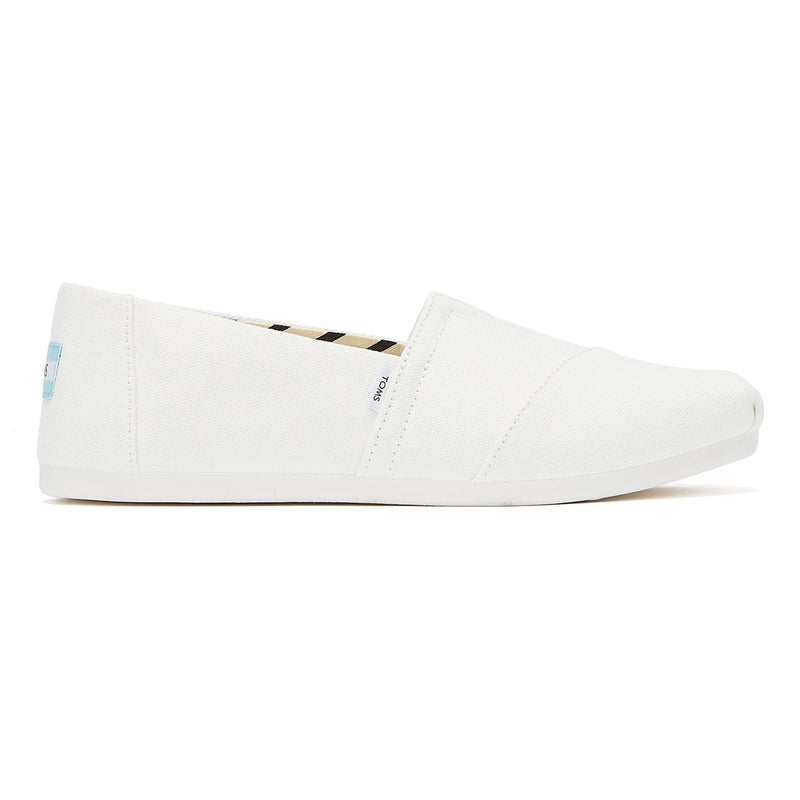 TOMS Alpargata in tela di cotone Uomo Espadrillas bianche