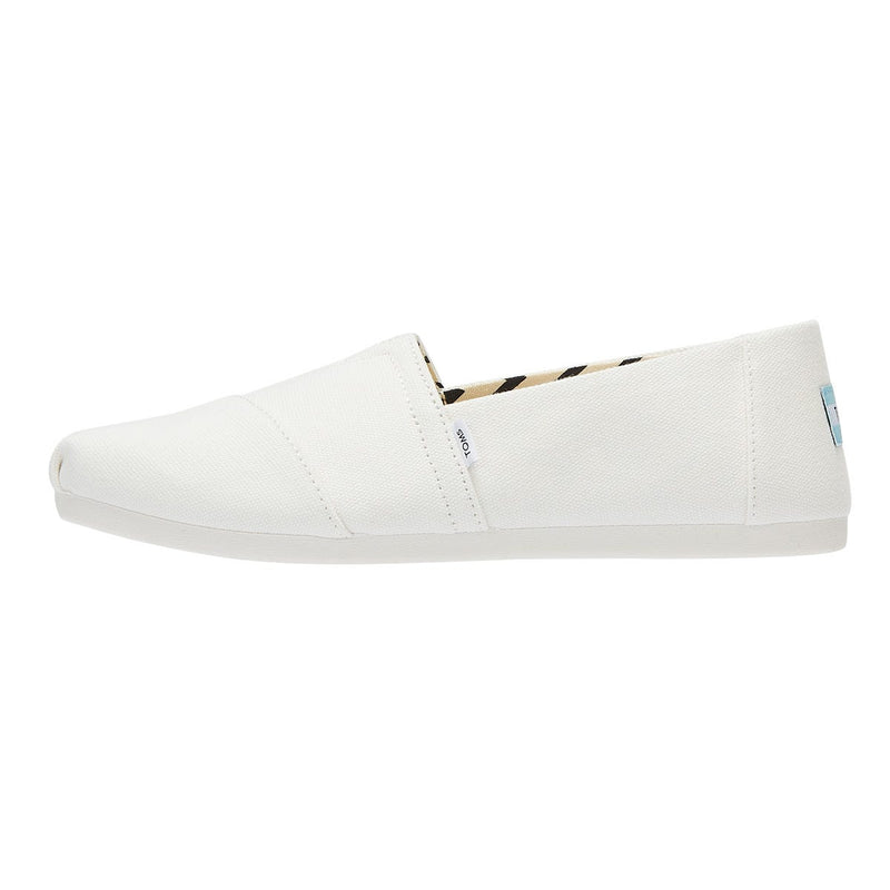 TOMS Alpargata in tela di cotone Uomo Espadrillas bianche